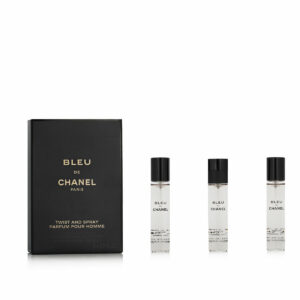 Perfumy Damskie Bleu Chanel Bleu de Chanel Parfum EDP (3 x 20 ml) EDP 2 Części