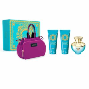 Zestaw Perfum dla Kobiet Versace EDT Dylan Turquoise 4 Części